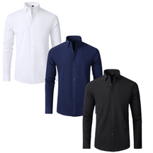 PAGUE 1 LEVE 3 | Camisa Social Ultra Elastech Anti amassados + Relogio de Brinde