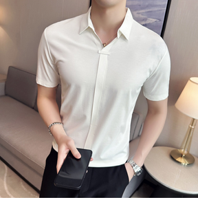 Camisa Estilo Social Masterline Essential + Relógio de Brinde