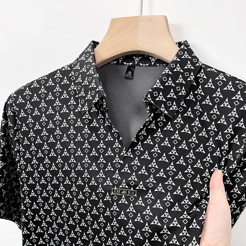 Camisa Alfa Elegance + Relogio de Brinde