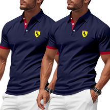 Pague 1 Leve 2 | Camisas Polo Ferrari + Brinde Relogio